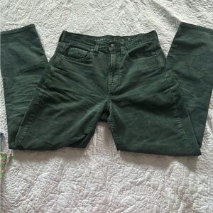 American Eagle Outfitters Women's Green corduroy Jeans